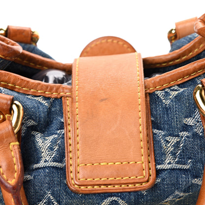 Louis Vuitton Monogram Denim Pleaty Blue 15 of 20