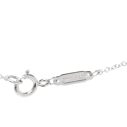 Tiffany 18K White Gold Diamond Small Ampersand Pendant Necklace 5 of 6