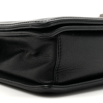 Chanel Calfskin Crystal Embossed Medium Boy Flap Black 10 of 13