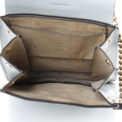 Chloe Suede Calfskin Mini Faye Bracelet Bag Airy Grey 5 of 13