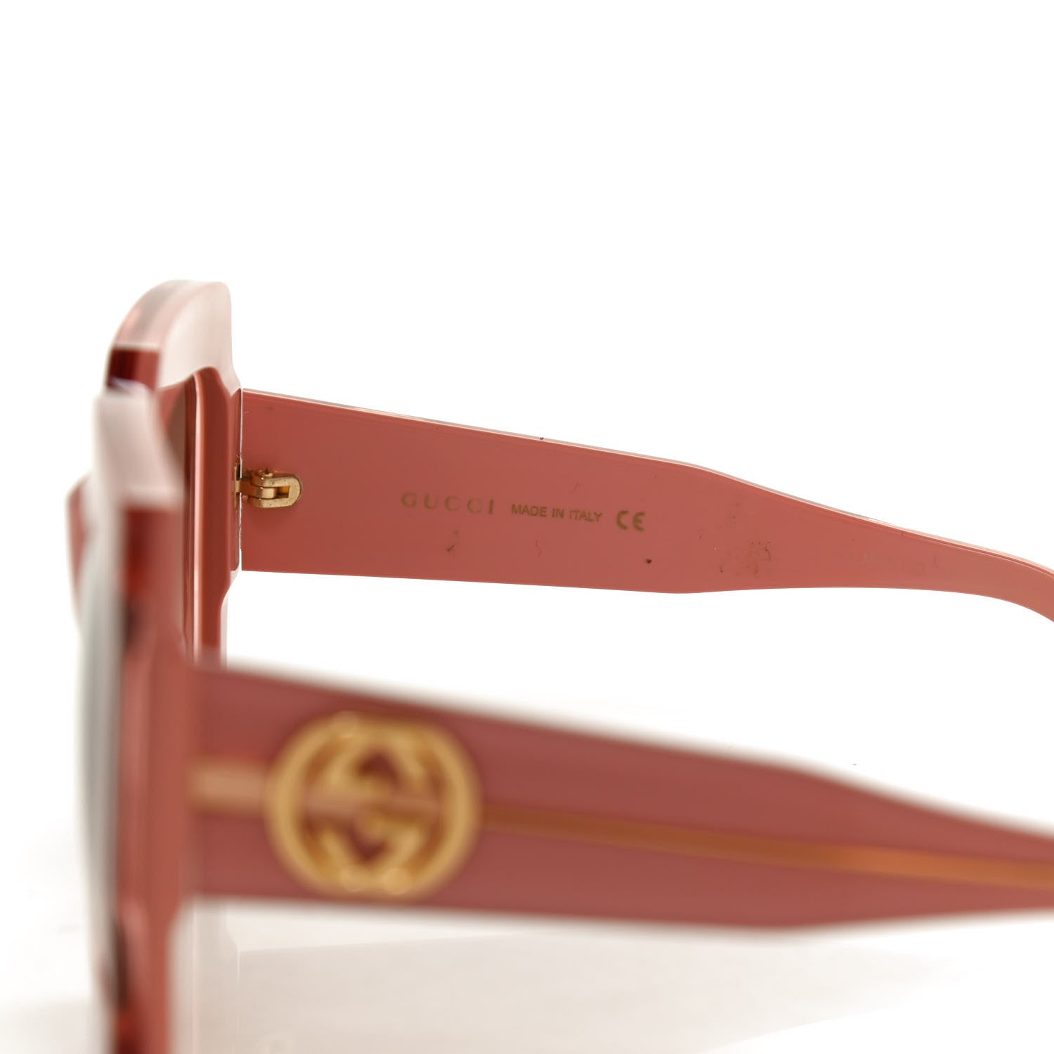 Gucci Square Frame GG0178S Sunglasses Rose Brown 5 of 8