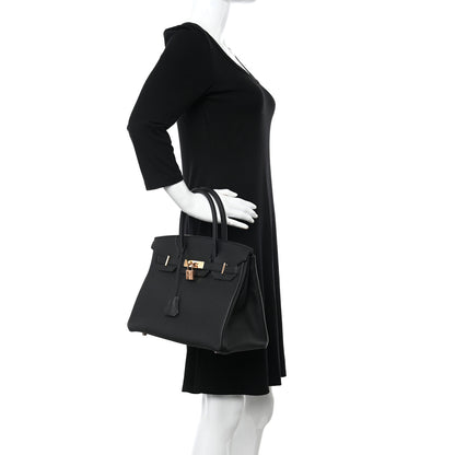 Hermes Togo Birkin 30 Black 2 of 12