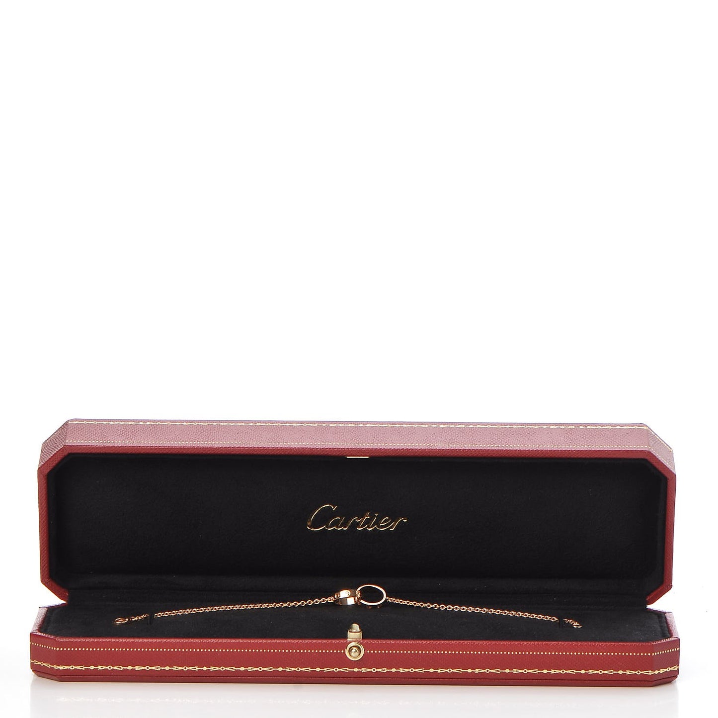 18K Pink Gold Interlocking LOVE Bracelet