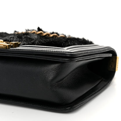Chanel Goat Hair Medium Celtic Boy Flap Black 10 of 10
