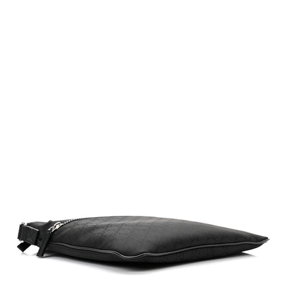 Gucci Nylon Monogram Medium Flat Messenger Bag Black 3 of 9