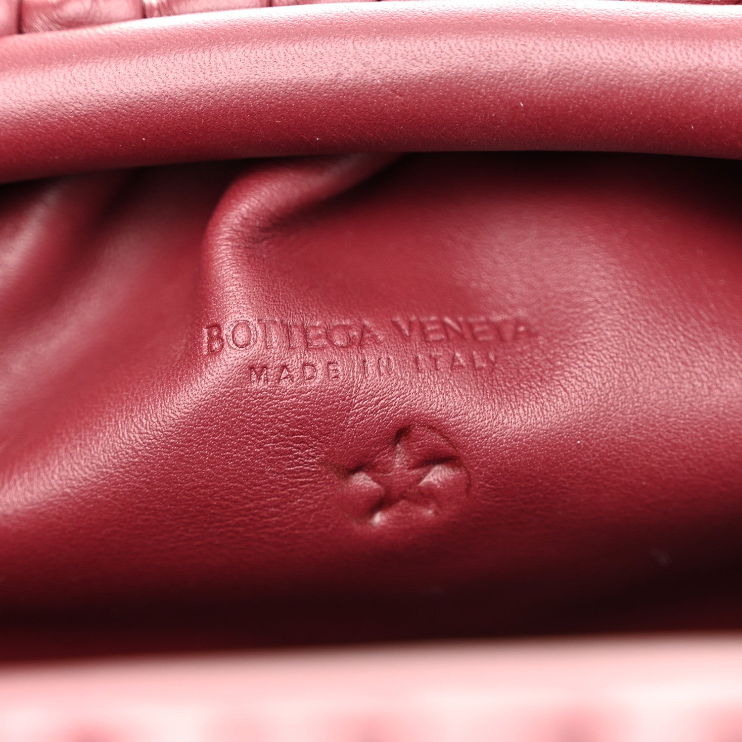 Bottega Veneta Butter Calfskin The Mini Pouch Bordeaux 6 of 10