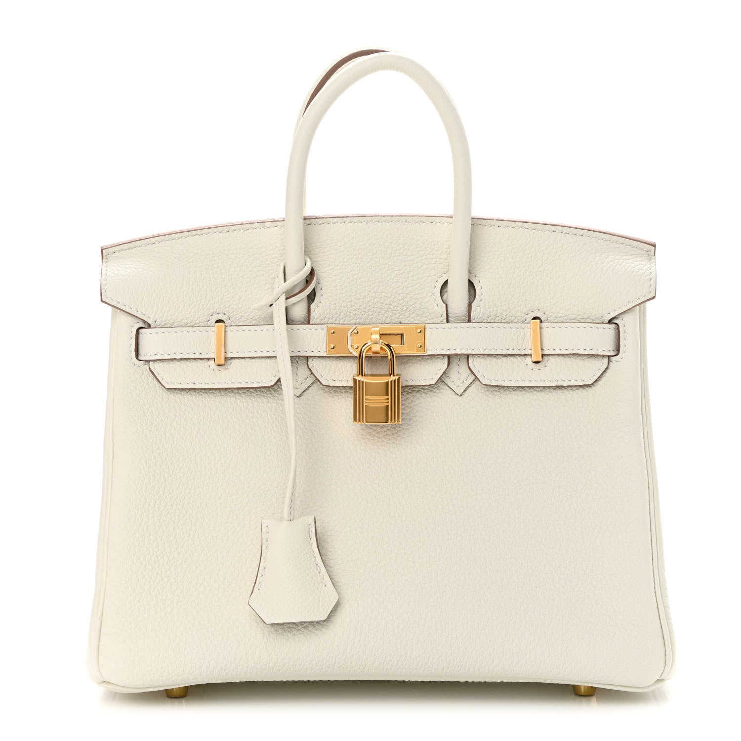 Hermes Togo Birkin 25 Mushroom 1 of 11