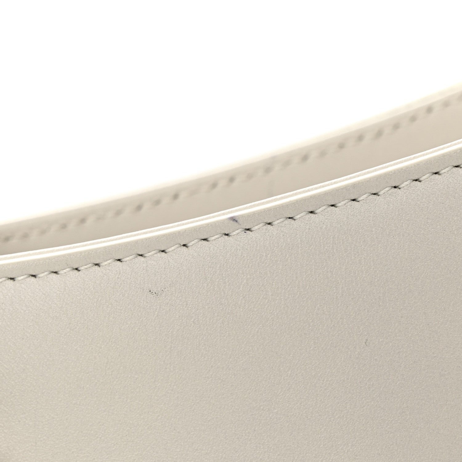 Saint Laurent Smooth Calfskin Le 5 A 7 Hobo Blanc Vintage 16 of 25