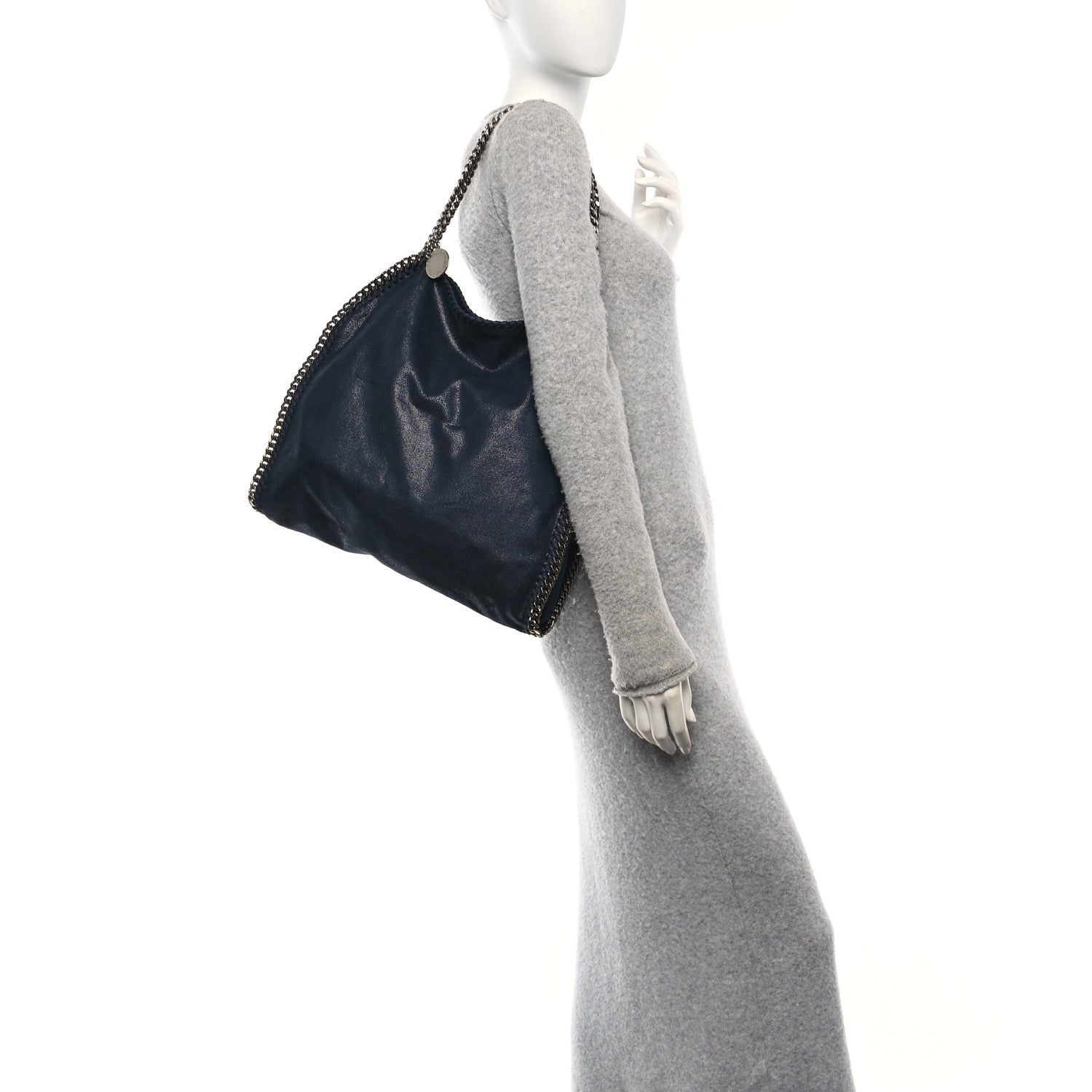 Stella McCartney Shaggy Deer Small Falabella Midnight 2 of 9