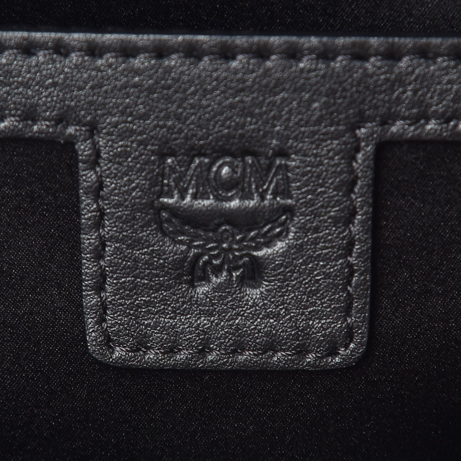 MCM Smooth Calfskin Radial Studded Stark Small Backpack Black 15 of 26