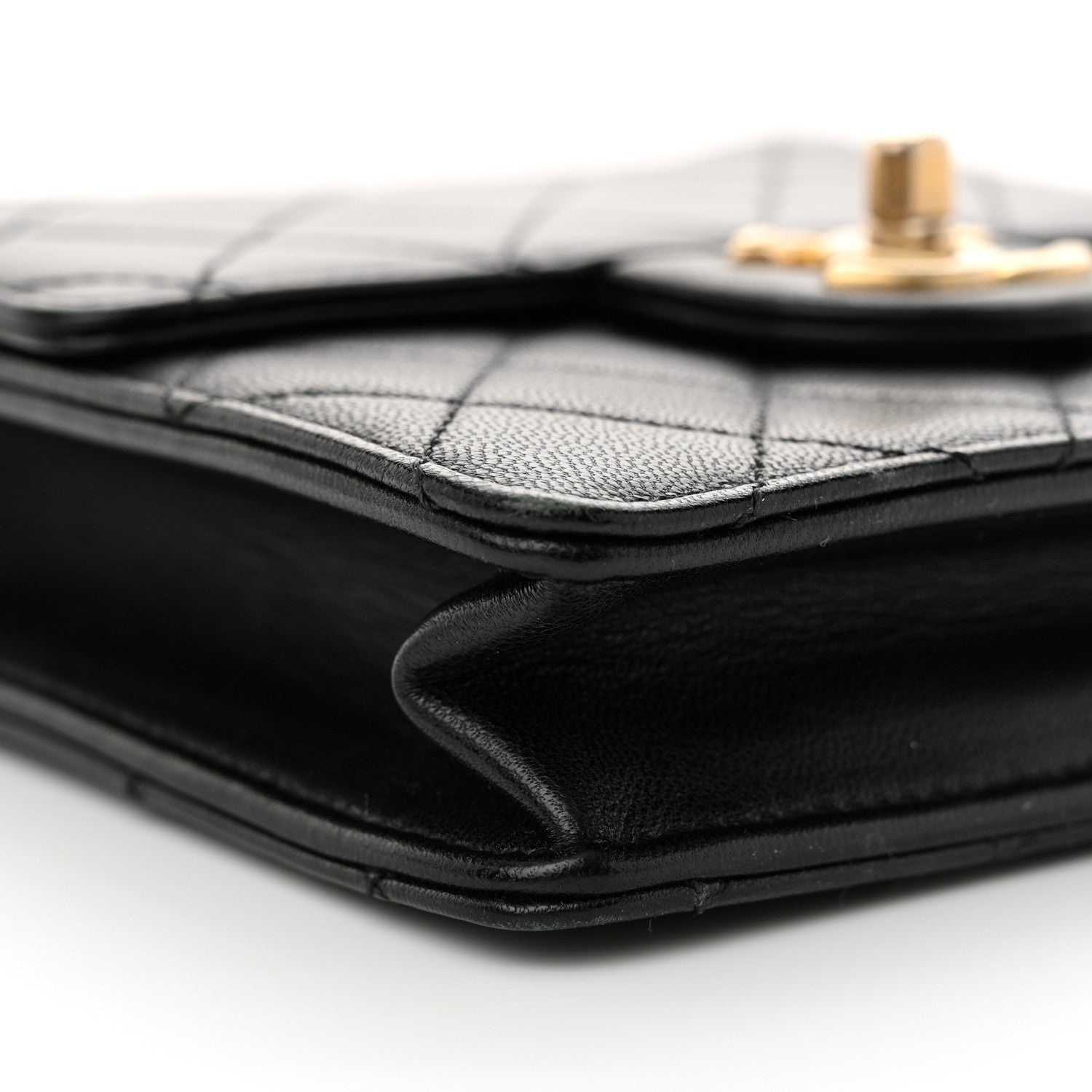 Chanel Lambskin Quilted Chic Pearls Flap Black 9 of 11