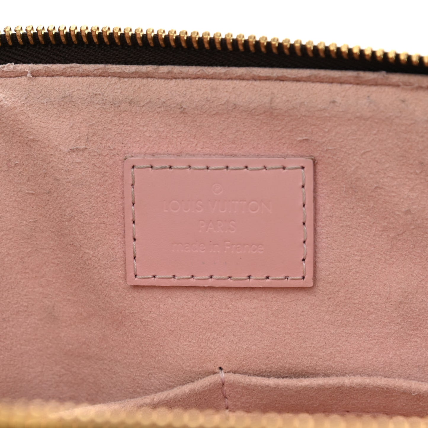 Damier Ebene Caissa Tote PM Rose Ballerine