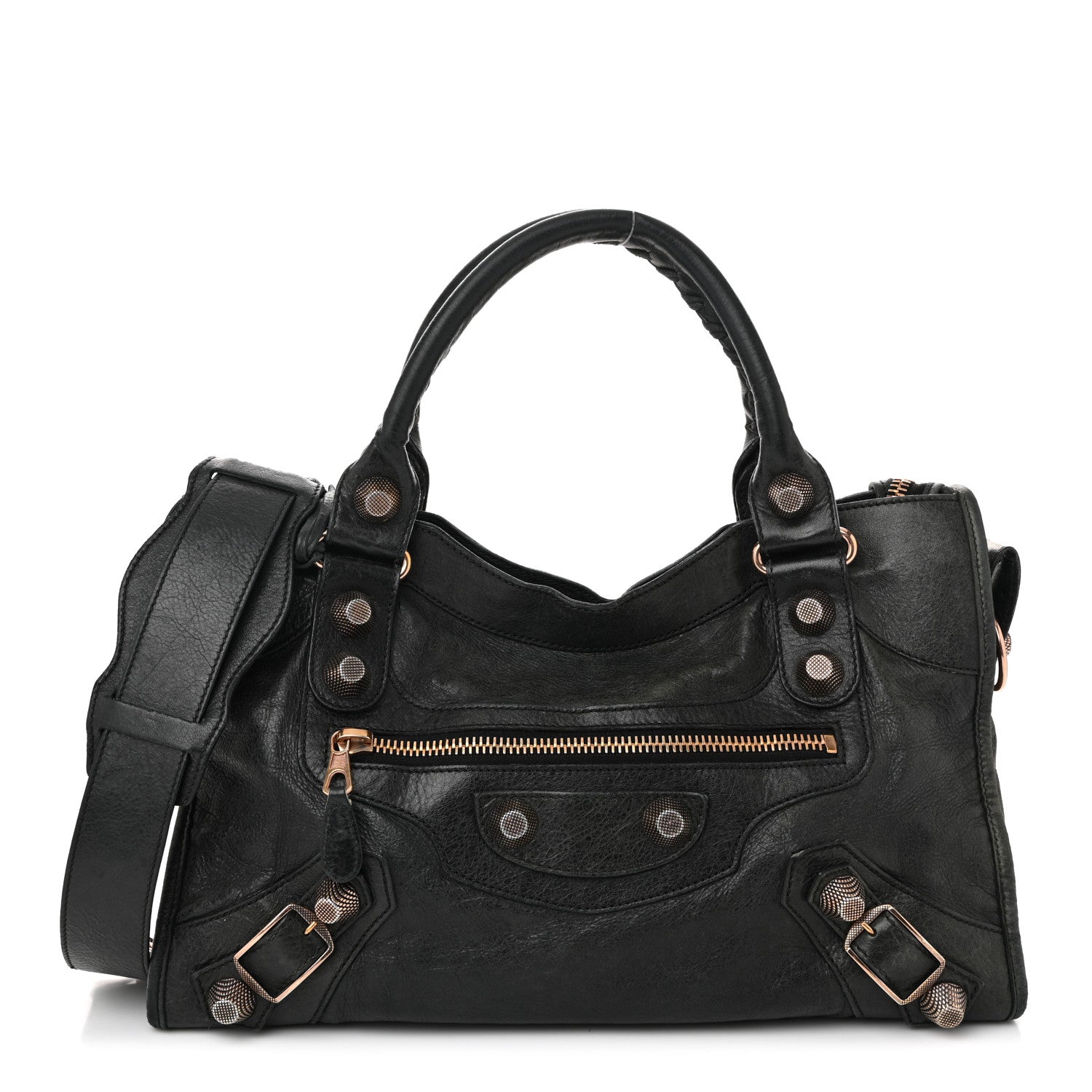 Balenciaga Agneau Giant 21 Rose Gold Hardware City Black 1 of 11