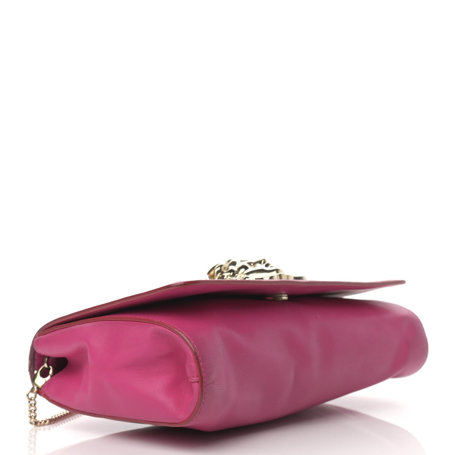 Versace Calfskin Palazzo Chain Evening Bag Pink 3 of 14