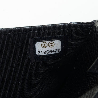 Chanel Caviar Quilted Wallet On Chain WOC Black 9 of 9