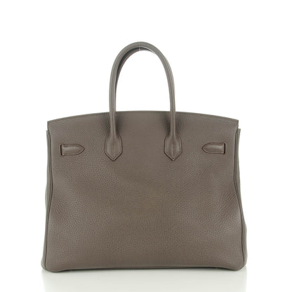 Hermes Togo Birkin 35 Etain 15 of 21