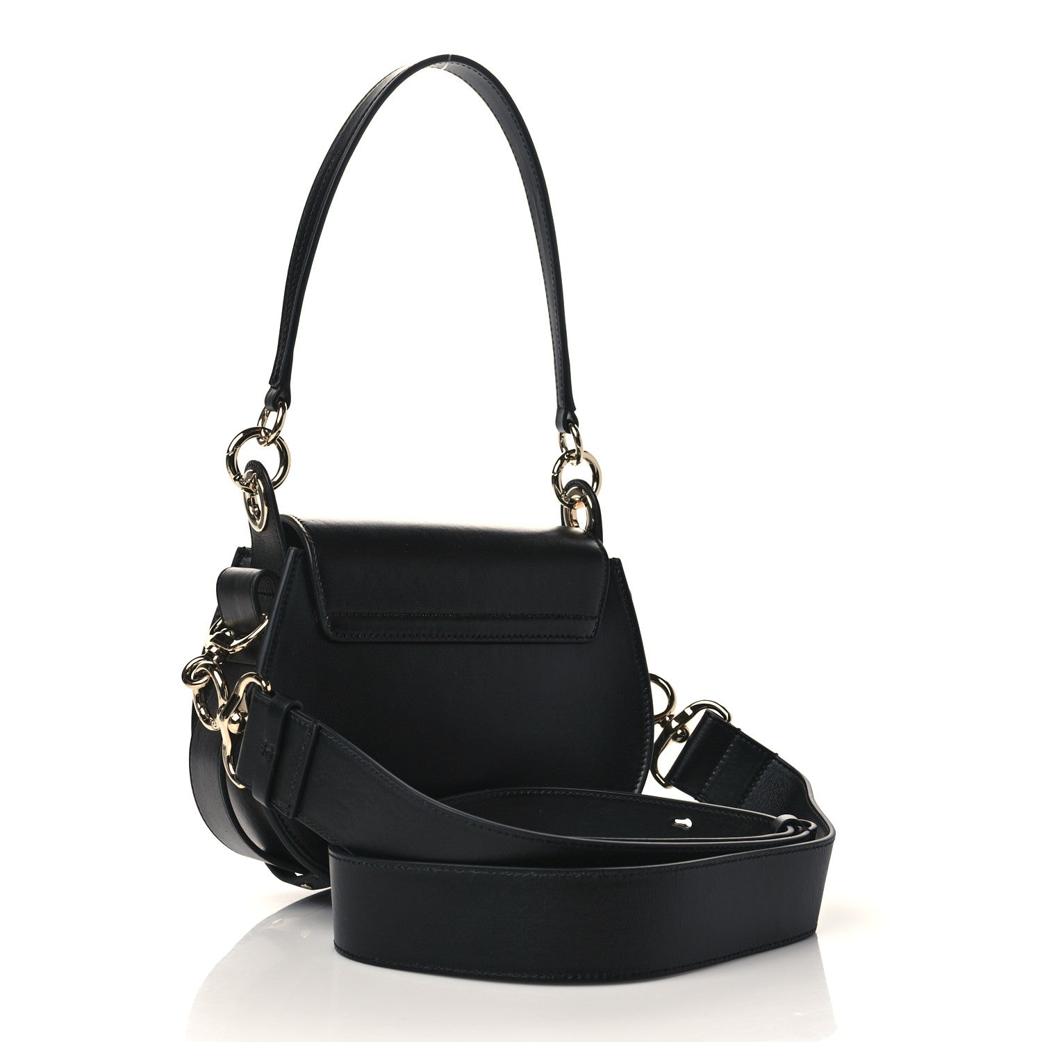 Chloe Calfskin Small Tess Bag Black 3 of 11
