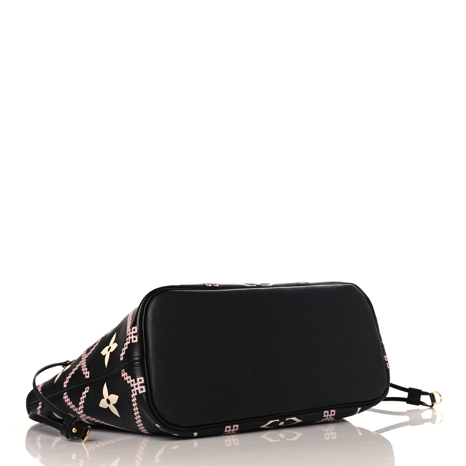 Louis Vuitton Empreinte Monogram Giant Broderies Neverfull MM Black 5 of 9