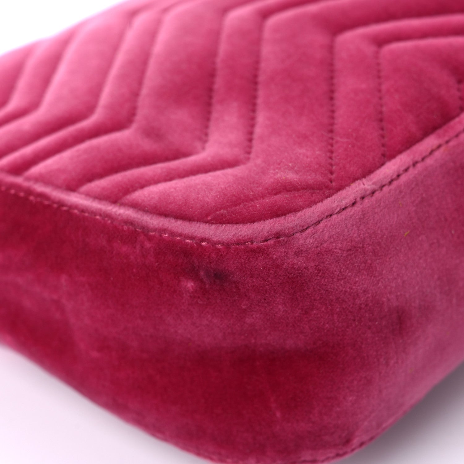 Gucci Velvet Matelasse Blind for Love Embroidered Medium GG Marmont Shoulder Bag Light Raspberry Rose Multicolor 10 of 16