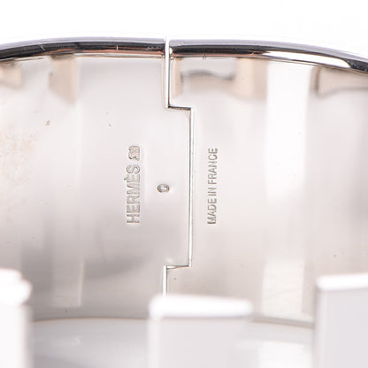Hermes Enamel Extra Wide Clic Clac H Bracelet GM Black 5 of 6