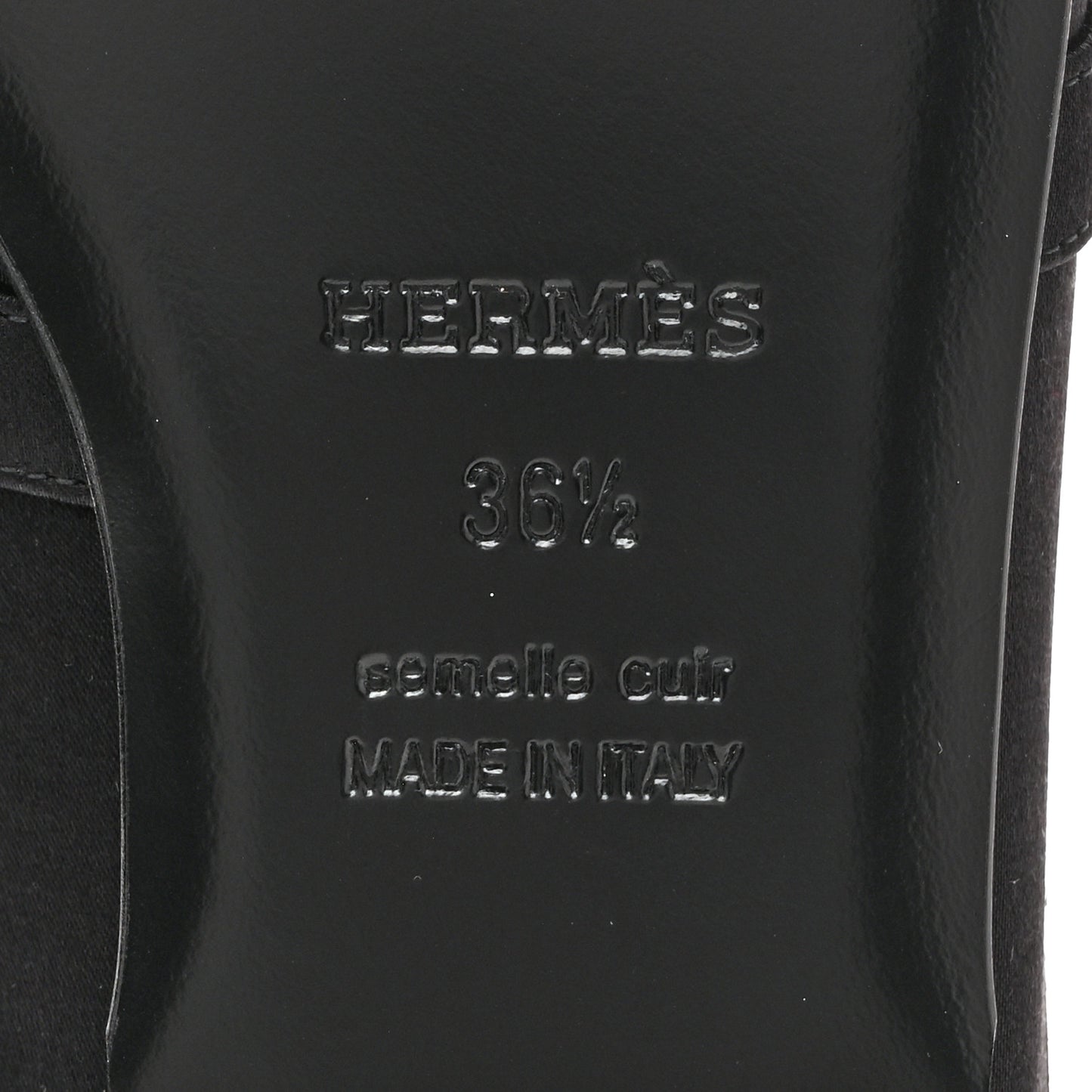 Satin Oz Mules 36.5 Black