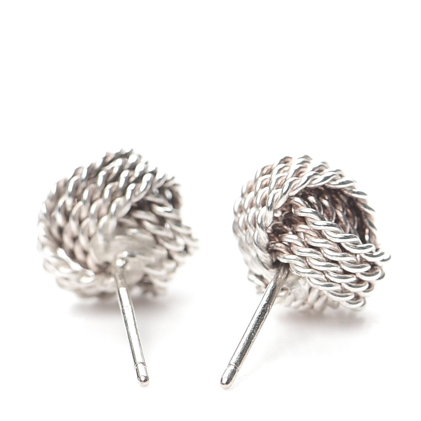 Sterling Silver Twist Knot Earrings