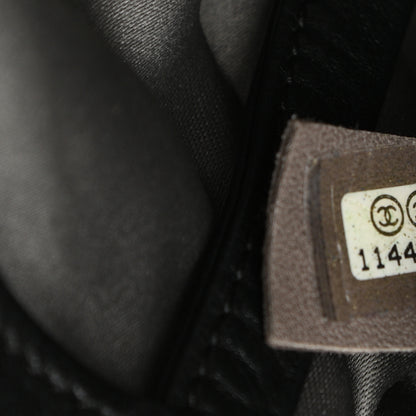 Chanel Lambskin East West Soho Shopper Black 7 of 11