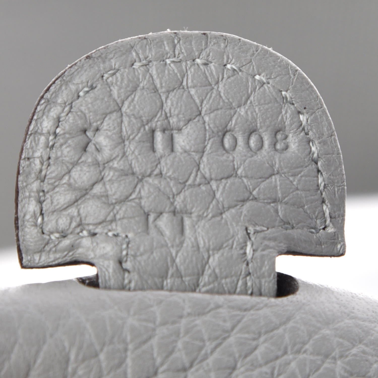 Hermes Taurillon Clemence Evelyne III PM Gris Mouette 7 of 9