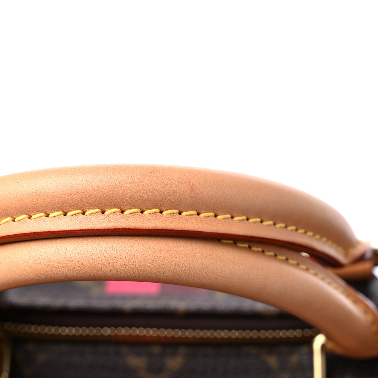 Monogram My LV Heritage Speedy Bandouliere 35 Fuchsia Bordeaux