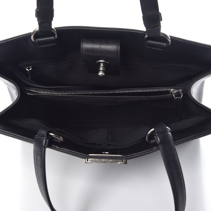 Chanel Calfskin Quilted Boy Shopping Tote Black 5 of 7