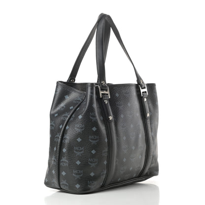MCM Visetos Shopping Tote Black 3 of 16
