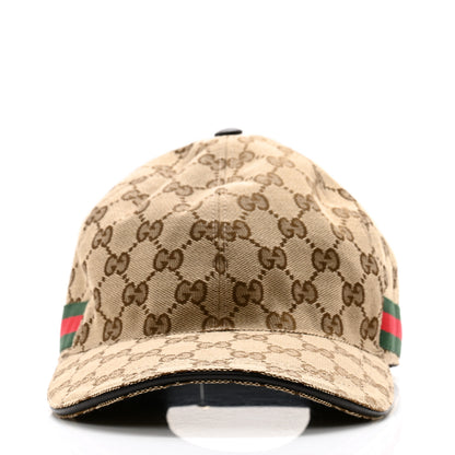 Gucci Monogram Web Baseball Hat S Beige Cocoa 3 of 10