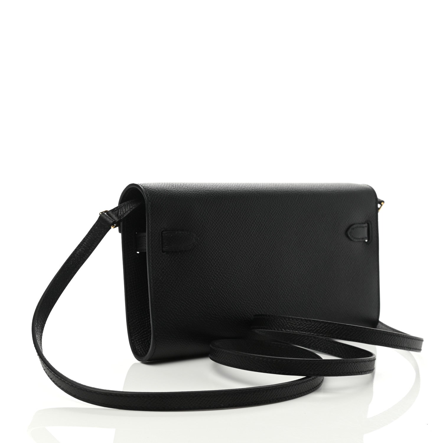 Hermes Epsom Kelly Wallet To Go Black 3 of 7
