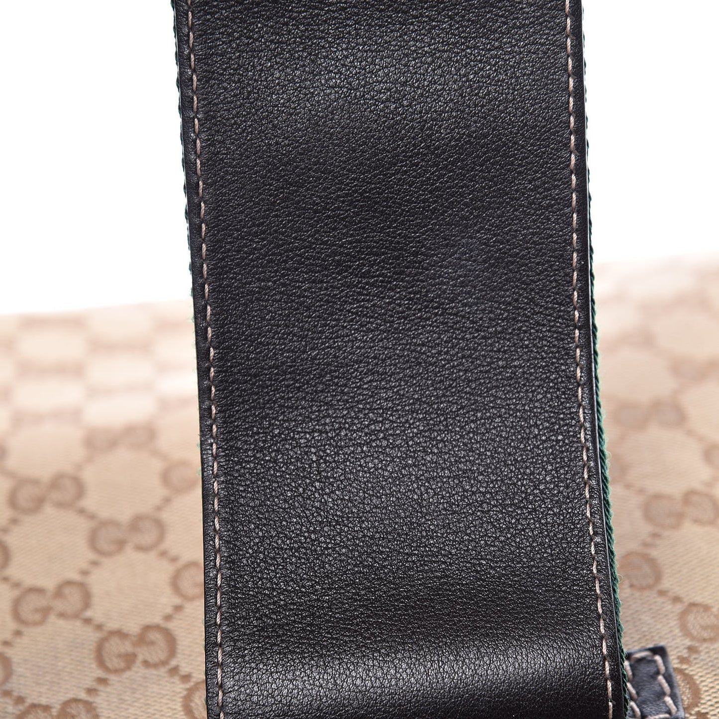 Monogram Large New Ladies Web Hobo Dark Brown