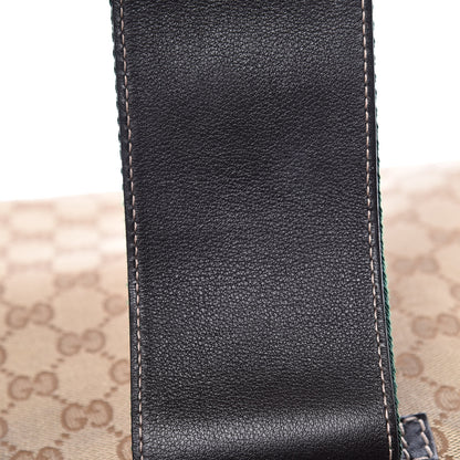 Gucci Monogram Large New Ladies Web Hobo Dark Brown 8 of 10