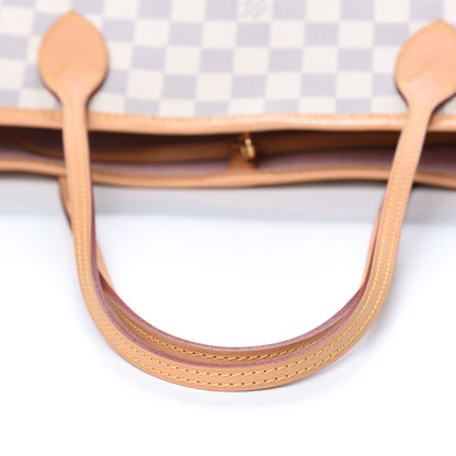 Louis Vuitton Damier Azur Neo Neverfull MM Rose Ballerine 10 of 13
