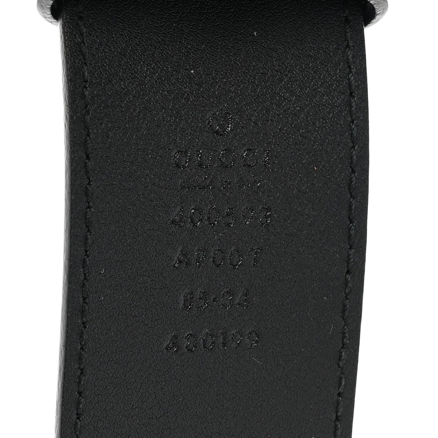 Calfskin Double G 40mm Belt 85/34 Black