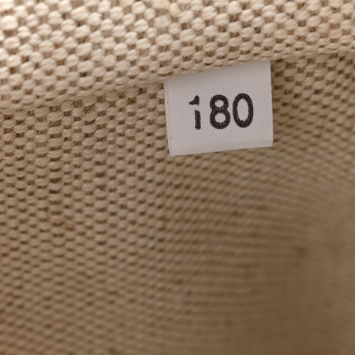 Wicker Canvas Mini Tote Tan White