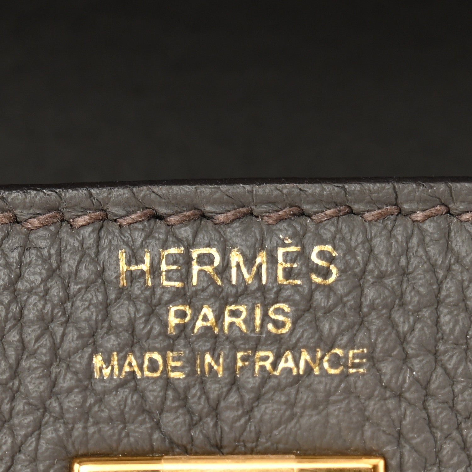 Hermes Togo Kelly Retourne 25 Etain 6 of 13