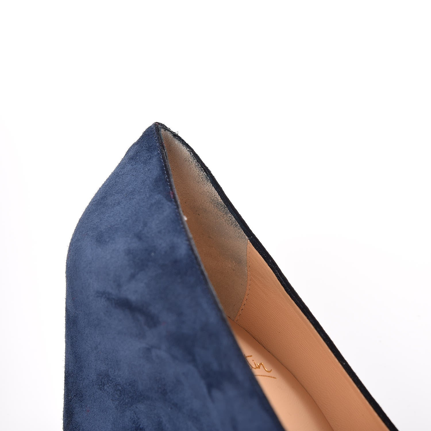 Christian Louboutin Veau Velours Pipina 55 Wedges 36.5 Night 8 of 10