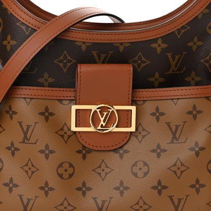 Louis Vuitton Reverse Monogram Dauphine Hobo PM 8 of 10
