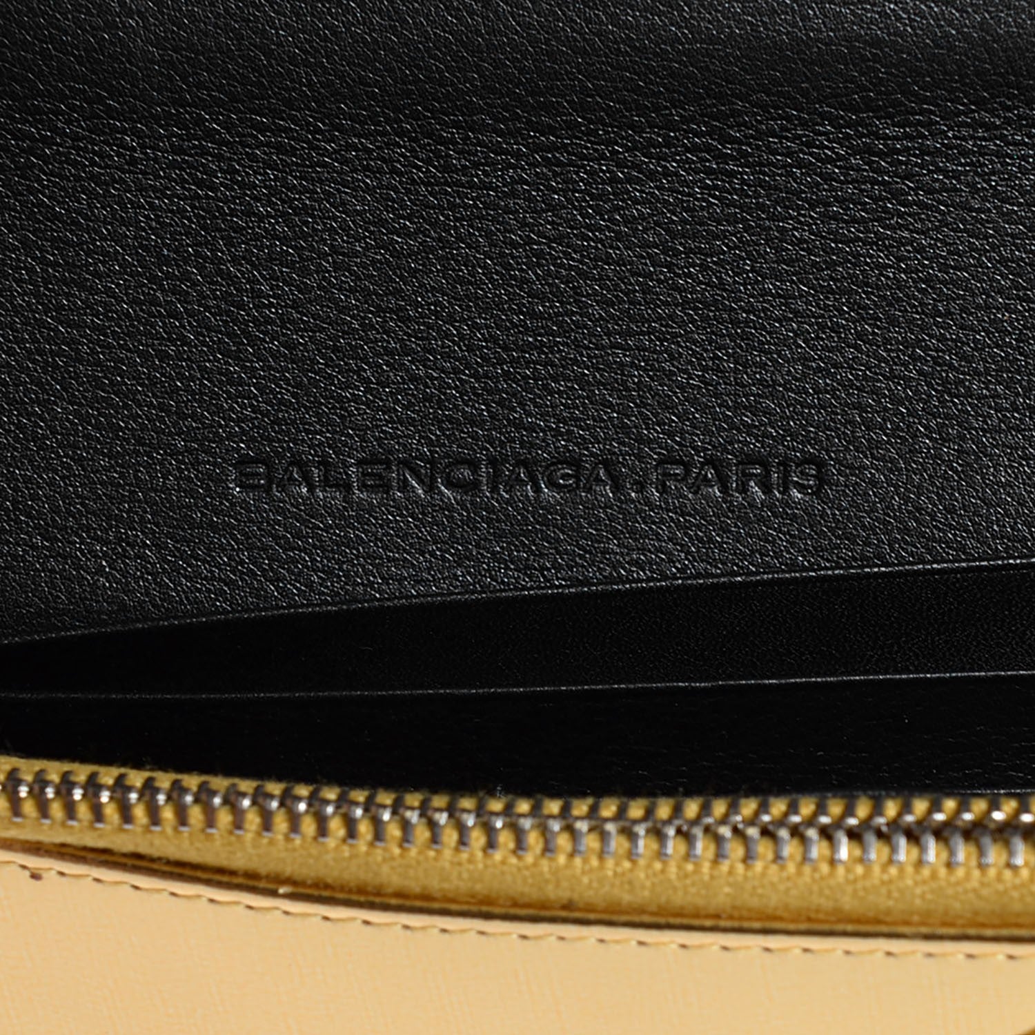 Balenciaga Laminated Calfskin Giant 12 Silver Hardware Money Wallet Gold 7 of 8