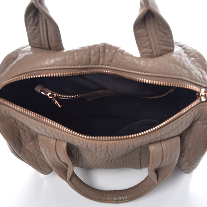 Alexander Wang Pebbled Lambskin Rocco Latte Rose Gold Hardware 5 of 12
