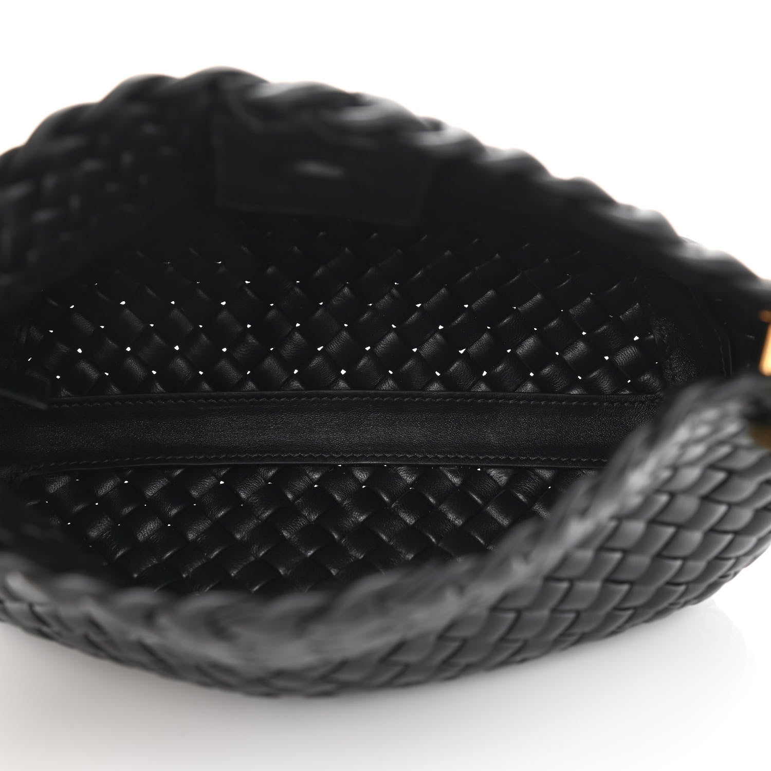 Bottega Veneta Nappa Intrecciato Small Clicker Shoulder Bag Black 5 of 8