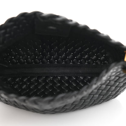 Bottega Veneta Nappa Intrecciato Small Clicker Shoulder Bag Black 5 of 8