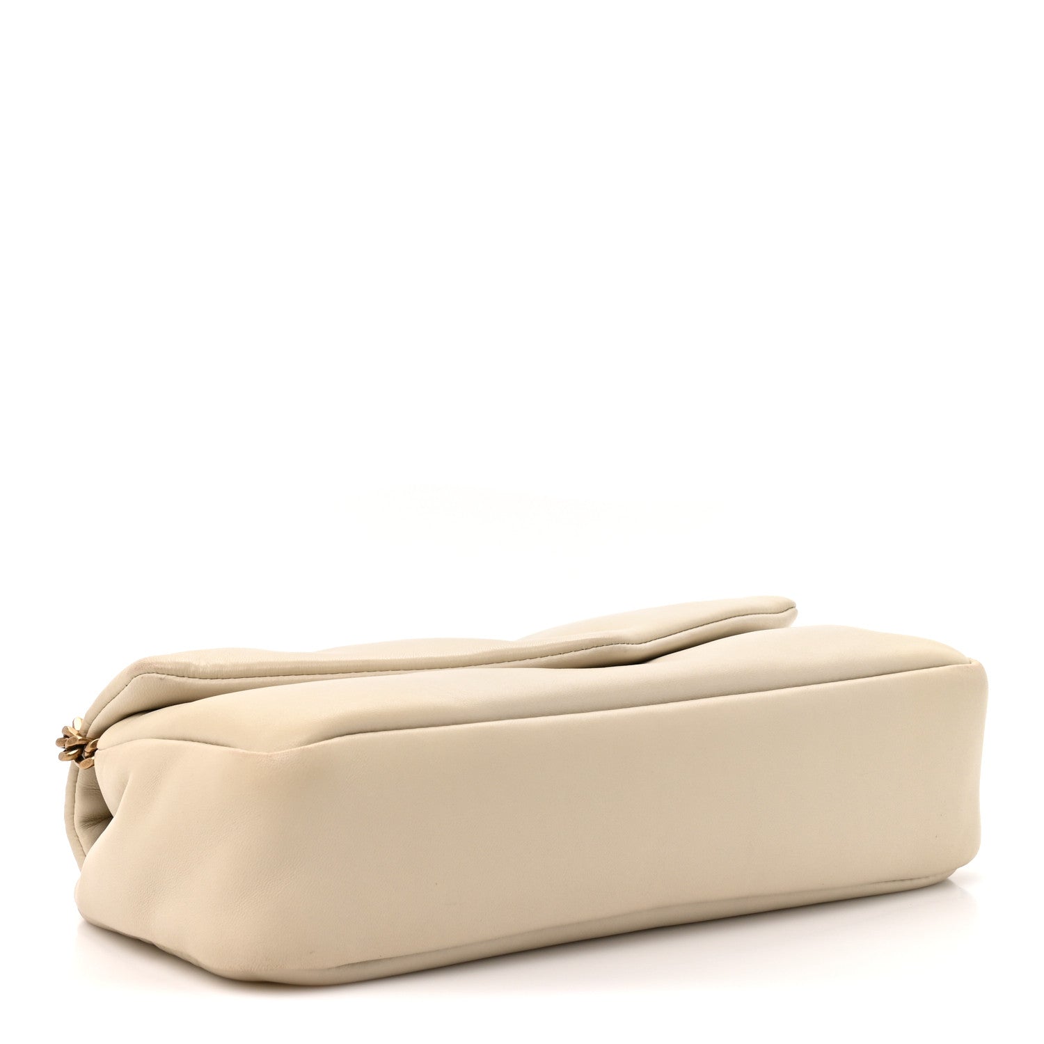 Saint Laurent Plunged Lambskin Calypso Blanc Vintage 3 of 12