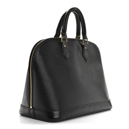 Louis Vuitton Epi Alma PM Black 3 of 16