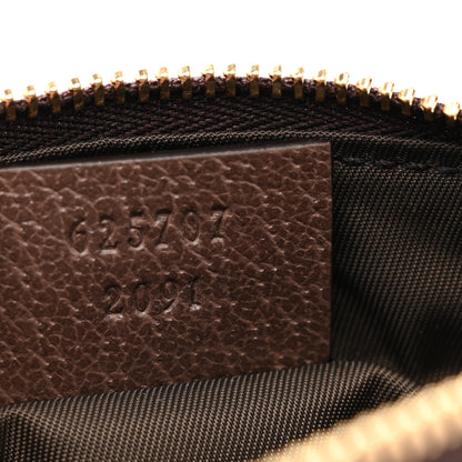 Gucci GG Supreme Monogram Web Ophidia Dome Key Pouch Beige New Acero 7 of 8