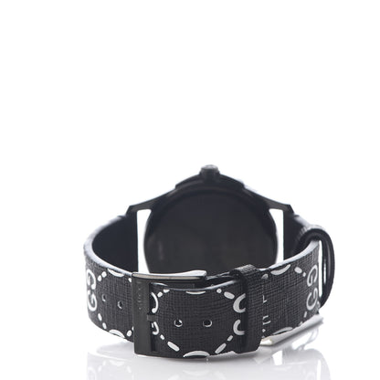 Gucci PVD Stainless Steel Canvas 38mm G-Timeless Ghost Quartz Watch Black 3 of 6