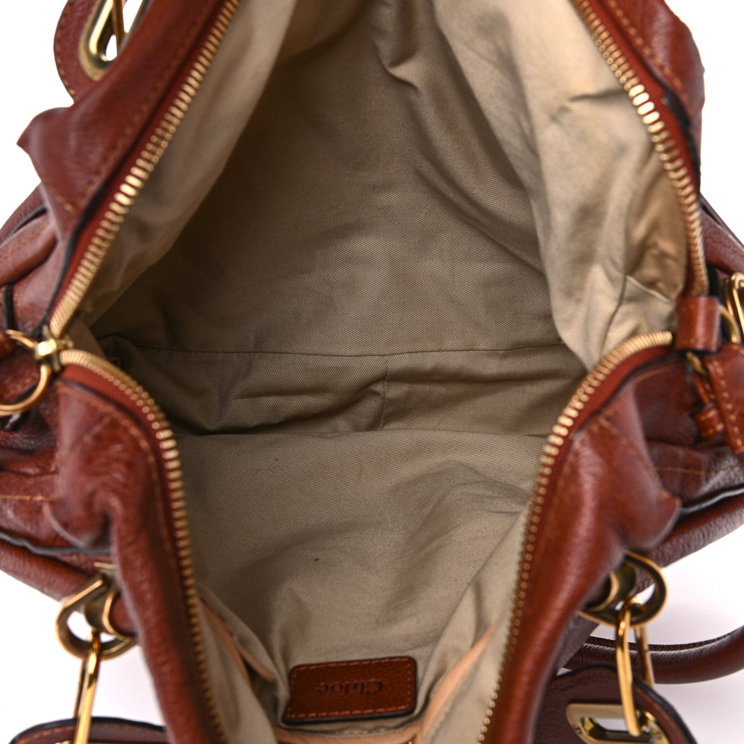 Chloe Calfskin Large Paraty Brown 5 of 10